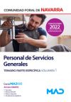 Personal de Servicios Generales. Temario parte específica volumen 1. Comunidad Foral de Navarra