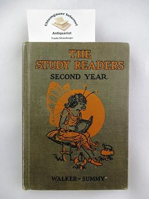 The study reader. Second year. With illustrations by Mabel Betsy Hill.
