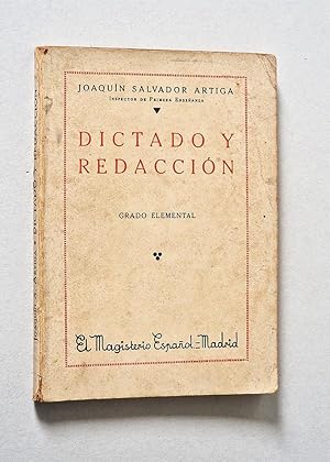 Imagen del vendedor de DICTADO Y REDACCIN . Grado Elemental a la venta por Libros con Vidas