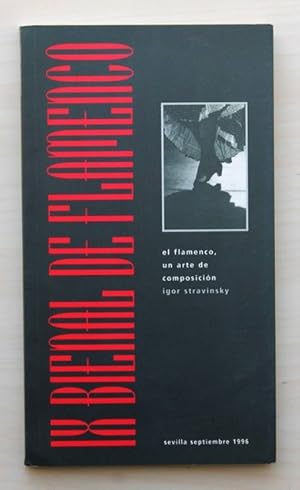 Immagine del venditore per IX BIENAL DE FLAMENCO. Sevilla, septiembre 1996 venduto da Libros con Vidas