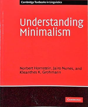 Bild des Verkufers fr Understanding Minimalism (Cambridge Textbooks in Linguistics) zum Verkauf von Berliner Bchertisch eG