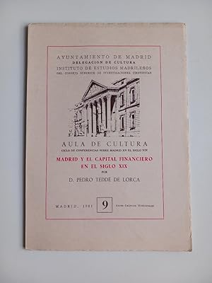 Imagen del vendedor de Madrid y el capital financiero en el siglo XIX a la venta por El libro que vuela