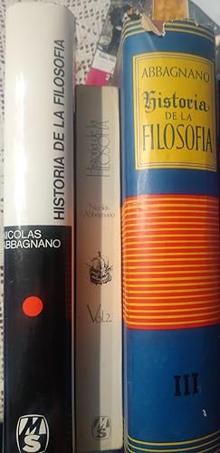 HISTORIA DE LA FILOSOFÍA Tomo I - Segunda edición española + Tomo II - Segunda edición española +...