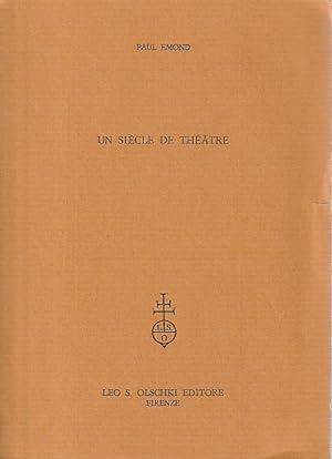 Seller image for Un sicle de thtre, for sale by L'Odeur du Book