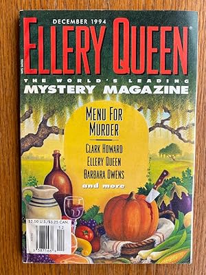 Bild des Verkufers fr Ellery Queen Mystery Magazine December 1994 zum Verkauf von Scene of the Crime, ABAC, IOBA