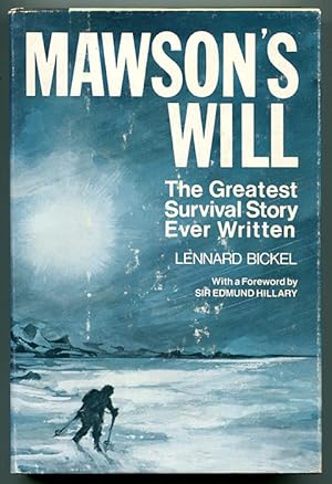 Image du vendeur pour Mawson's Will: The Greatest Survival Story Ever Written mis en vente par Book Happy Booksellers