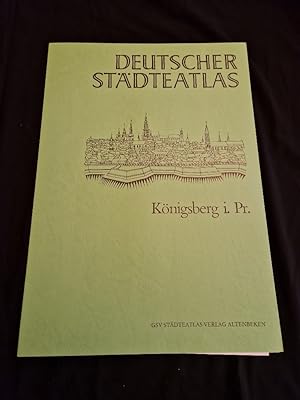 Deutscher Städteatlas: Lieferung II (1979), Nr. 7: Königsberg in Pr. (in einer Flügelmappe).