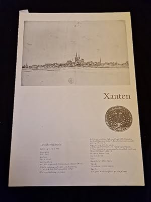 Deutscher Städteatlas: Lieferung V (1993), Nr. 5: Xanten (ohne Flügelmappe).