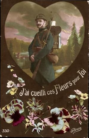 10 alte Ansichtskarte / Postkarte Blumengrüße, diverse Ansichten