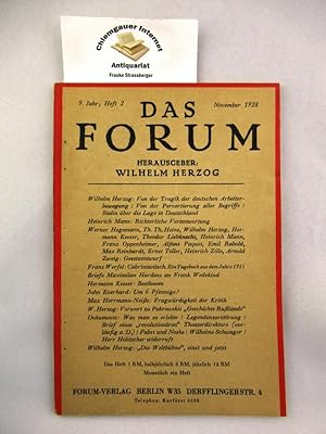 Das Forum. 9. Jahrgang 1928. Heft 2.