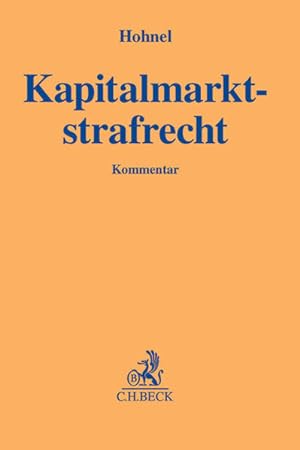 Immagine del venditore per Kapitalmarktstrafrecht (Gelbe Erluterungsbcher) venduto da getbooks GmbH