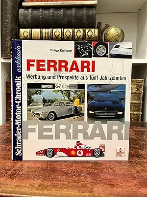 Immagine del venditore per Ferrari. Werbung und Prospekte aus fnf Jahrzehnten. venduto da Antiquariat Seibold
