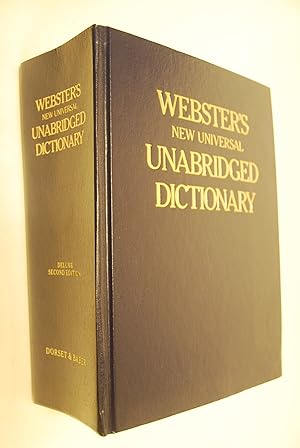 Webster`s New Universal Unabridged Dictionary. Illustrationen von Dorset & Baber.
