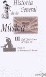 HISTORIA GENERAL DE LA MÚSICA III