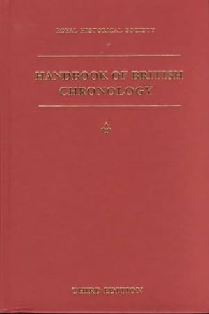 Seller image for Handbook of British Chronology for sale by GreatBookPricesUK