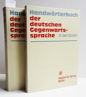 Handwörterbuch der deutschen Gegenwartssprache in zwei Bänden
