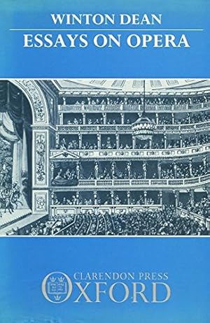 Imagen del vendedor de Essays on Opera a la venta por WeBuyBooks