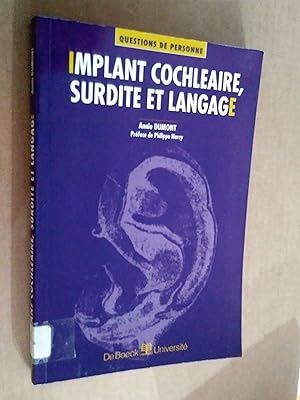 Image du vendeur pour Implant cochlaire, surdit et langage mis en vente par Livresse