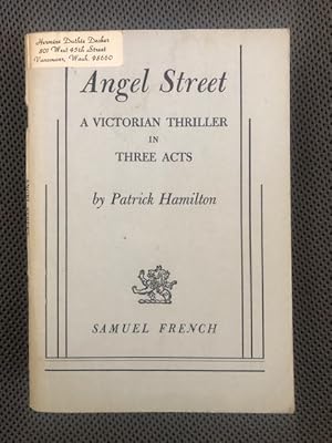 Seller image for Angel Street A Victorian Thriller in Three Acts for sale by The Groaning Board