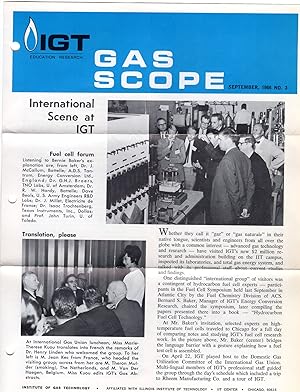 Imagen del vendedor de Gas Scope: September 1966 No. 3 a la venta por Evening Star Books, ABAA/ILAB
