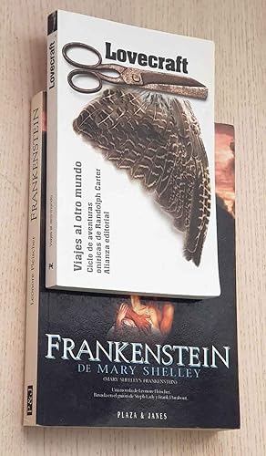 Pack 2 libros terror: VIAJES AL OTRO MUNDO + FRANKENSTEIN de Mary Shelley