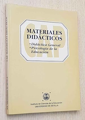 MATERIALES DIDÁCTICOS: DIDÁCTICA GENERAL. PSICOLOGÍA DE LA EDUCACIÓN.