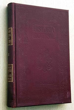 HISTORIA UNIVERSAL. Tomo 12. Los pueblos germánicos y romanos. (edición de 1918)