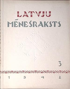 Seller image for Latvju menesraksts, 3/1942, a literary and artistic magazine for sale by Knowledge Legacy Bookstore