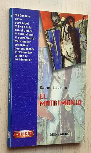 Imagen del vendedor de EL. MATRIMONIO a la venta por Libros con Vidas