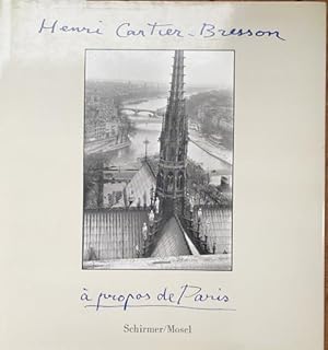 Immagine del venditore per  propos de Paris. Mit Texten von Vera Feyder und Andr Pieyre de Mandiargues, verfat fr die Ausstellung "Paris  vue d'oeil". Mit 131 Duotone-Tafeln. venduto da Treptower Buecherkabinett Inh. Schultz Volha