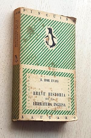 Imagen del vendedor de BREVE HISTORIA DE LA LITERATURA INGLESA a la venta por Libros con Vidas