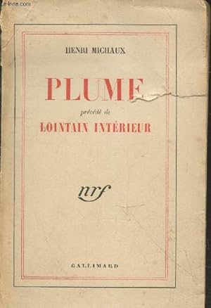 Seller image for Plume précédé de Lointain intérieur (7e édition) for sale by Le-Livre