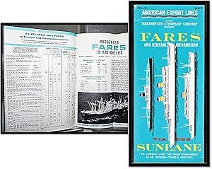 American Export Lines and its Isbrandtsen Steamship Company Fares and General Information via the...