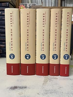 Immagine del venditore per The Cambridge Edition of the Letters of Ernest Hemingway, Five Volume Set venduto da Chamblin Bookmine