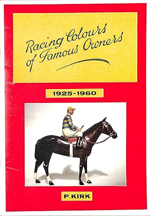 Britains Racing Colours Of Famous Owners 1925-1960