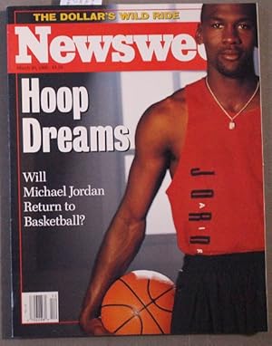 NEWSWEEK Magazine March 20/1995 MICHAEL JORDAN Photo cover - Will Michael Jordan return to Basket...