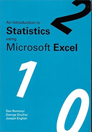 Bild des Verkufers fr An Introduction to Statistics Using MS XL zum Verkauf von WeBuyBooks