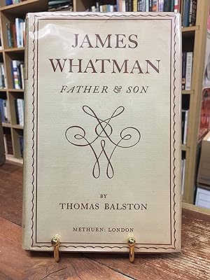 Seller image for James Whatman Father & Son for sale by Encore Books