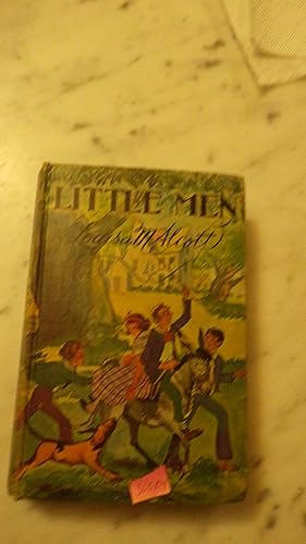 Seller image for LITTLE MEN Life at Plumfield with Jo's boys By Louisa Alcott, illustrated BY Erick Berry of Girl & Boy riding GREY Donkey with Dog & 2 Other children, Lovely Color illustrations ,L, Complete Authorized EDITION, HEREIN IS Continued the Story of Little Women, for sale by Bluff Park Rare Books