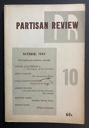 Image du vendeur pour Partisan Review, Volume 16, Number 10 (XVI; October 1949) - contains The Adventurous Heart by Ernst Juenger mis en vente par Philip Smith, Bookseller