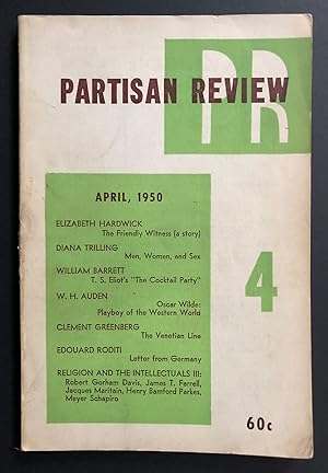 Imagen del vendedor de Partisan Review, Volume 17, Number 4 (XVII; April 1950) a la venta por Philip Smith, Bookseller