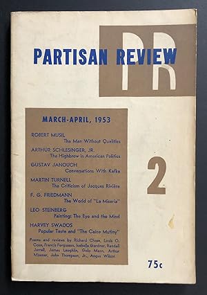 Seller image for Partisan Review, Volume 20, Number 2 (XX; March - April 1953) for sale by Philip Smith, Bookseller