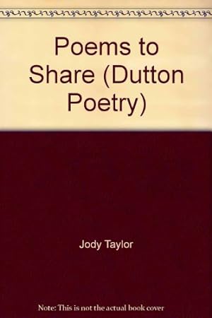 Bild des Verkufers fr Poems to Share (Dutton poetry) zum Verkauf von WeBuyBooks