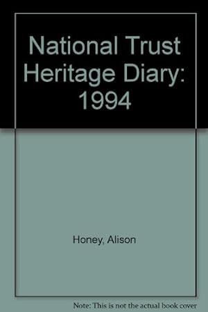 Seller image for National Trust Heritage Diary: 1994 for sale by WeBuyBooks