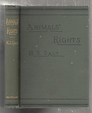 Animals' Rights Considered In Relation To Social Progress, with a Bibliographical Appendix (with)...