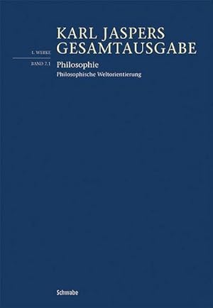 Bild des Verkufers fr Philosophie : Philosophische Weltorientierung zum Verkauf von AHA-BUCH GmbH