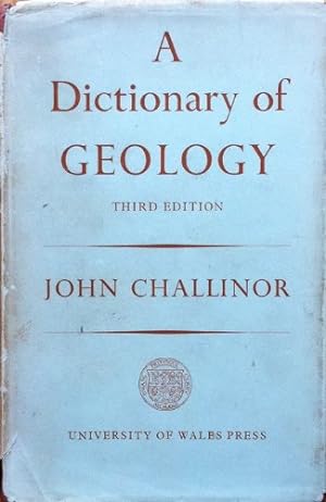 Bild des Verkufers fr A dictionary of geology zum Verkauf von WeBuyBooks