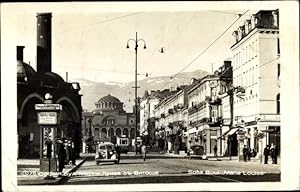 Ansichtskarte / Postkarte Sofia Bulgarien, Boulevard Marie Louise, Straßenpartie in der Stadt, St...