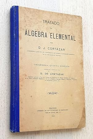 TRATADO DE ÁLGEBRA ELEMENTAL (edición de 1919)