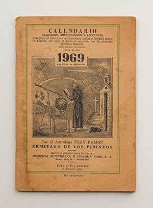 CALENDARIO RELIGIOSO, ASTRONÓMICO Y LITERARIO 1969